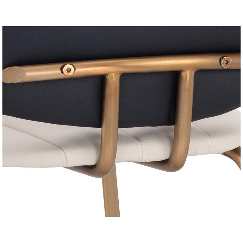 Image 6 Sunpan Lorelei Counter Stool Dillon Cream and Dillon Black more views