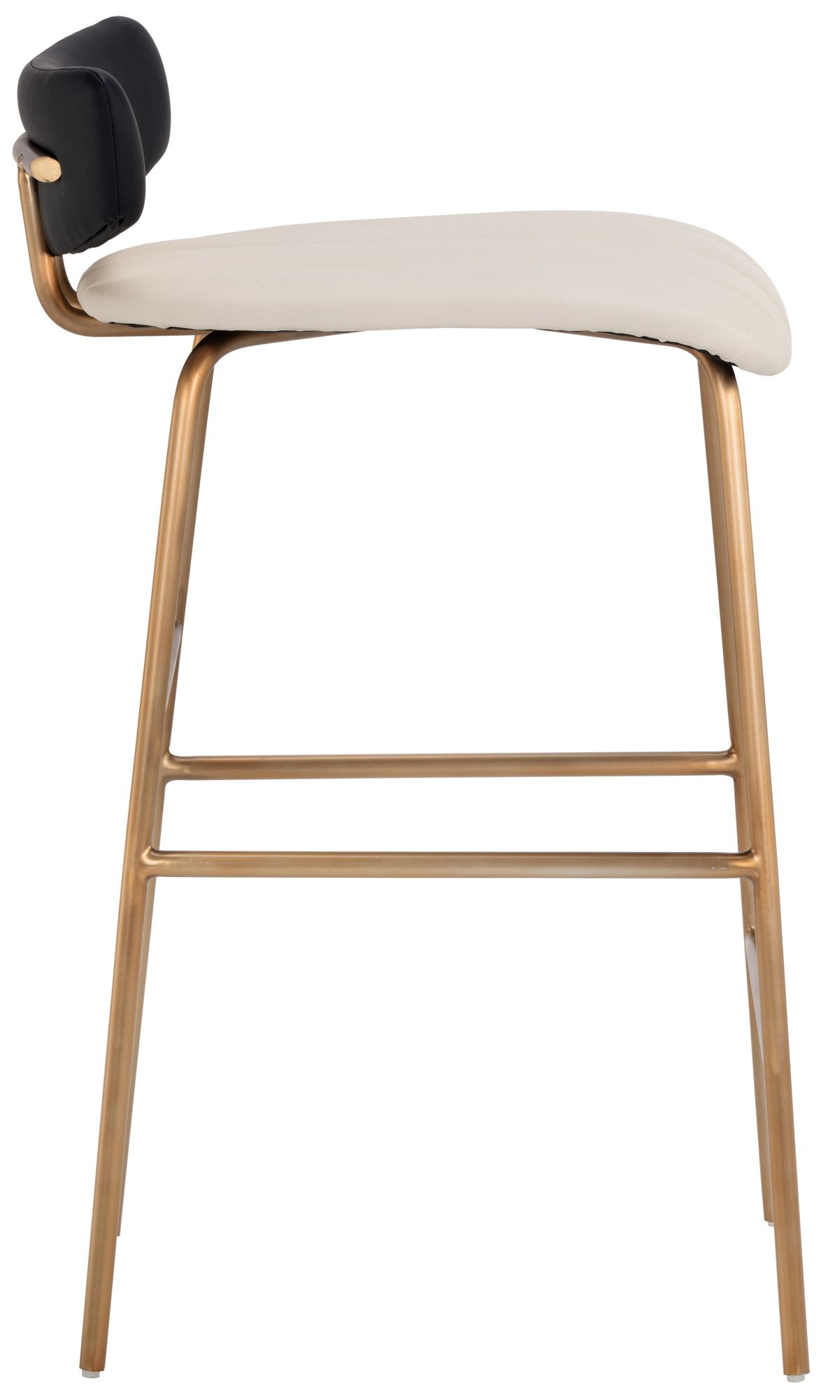 Sunpan Lorelei Counter Stool Dillon Cream and Dillon Black
