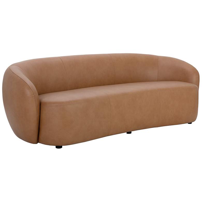 Image 1 Sunpan Lorne Sofa Aline Butternut Leather