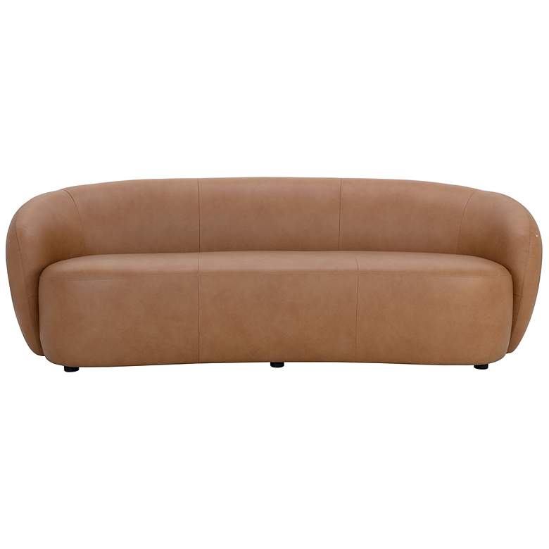 Image 2 Sunpan Lorne Sofa Aline Butternut Leather more views