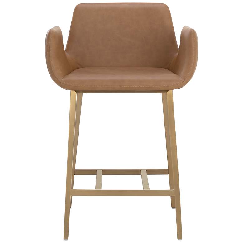 Image 2 Sunpan Lucano Counter Stool Milliken Cognac more views