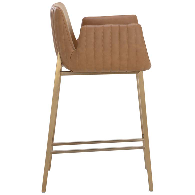 Image 3 Sunpan Lucano Counter Stool Milliken Cognac more views