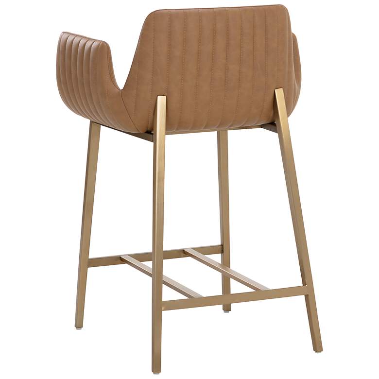 Image 4 Sunpan Lucano Counter Stool Milliken Cognac more views