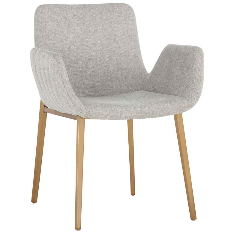 Image 1 Sunpan Lucano Dining Armchair Belfast Heather Gray