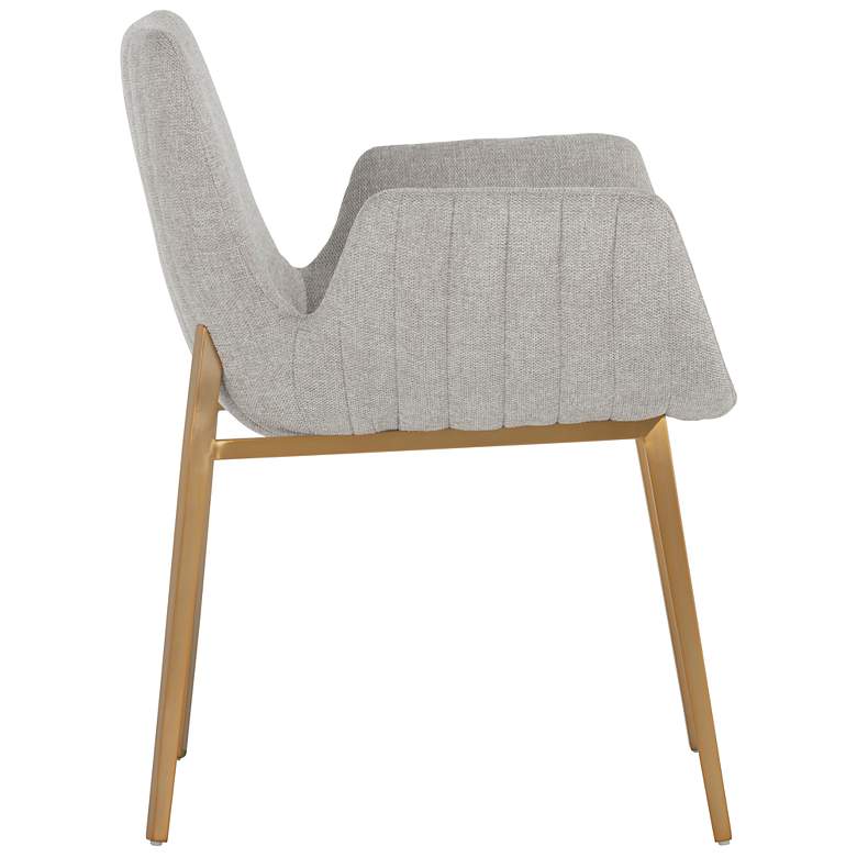 Image 4 Sunpan Lucano Dining Armchair Belfast Heather Gray more views