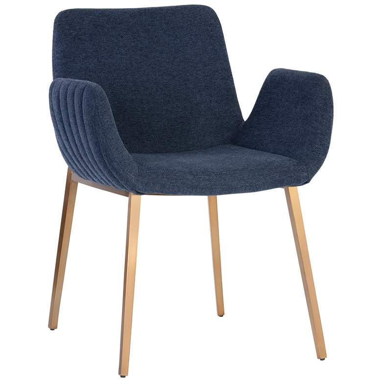 Image 1 Sunpan Lucano Dining Armchair Belfast Navy