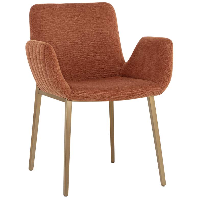 Image 1 Sunpan Lucano Dining Armchair Belfast Rust