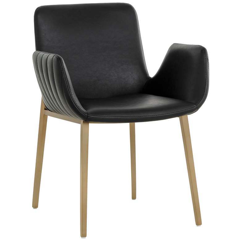 Image 1 Sunpan Lucano Dining Armchair Bravo Black