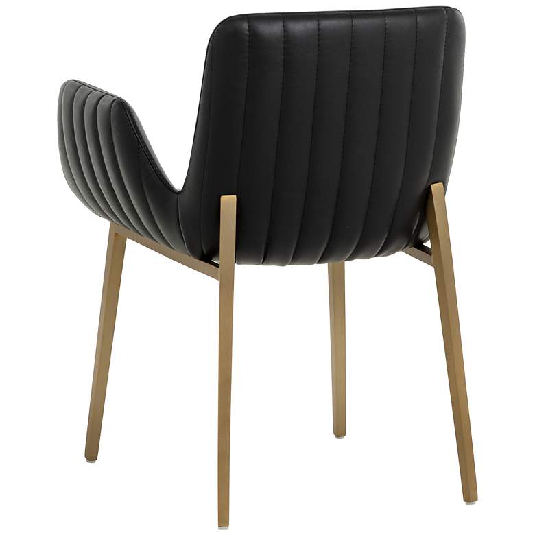 Image 4 Sunpan Lucano Dining Armchair Bravo Black more views