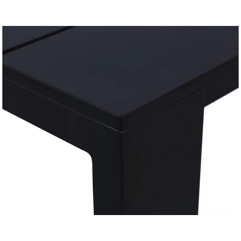 Image 3 Sunpan Lucerne Dining Table Sterling Black 36" more views