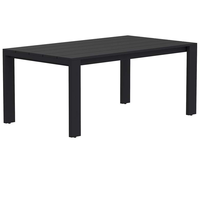 Image 1 Sunpan Lucerne Dining Table Sterling Black 70"