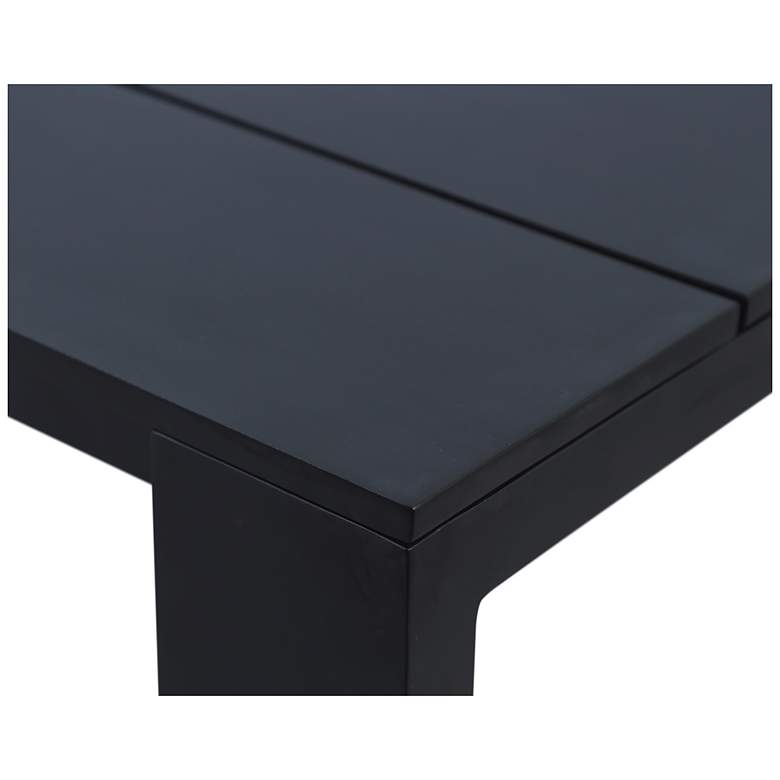 Image 3 Sunpan Lucerne Dining Table Sterling Black 70" more views