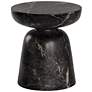 Thumbnail2 of Sunpan Lucida End Table Marble Look Black more views