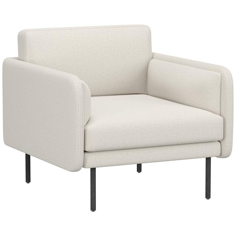 Image 1 Sunpan Luella Armchair Mina Ivory