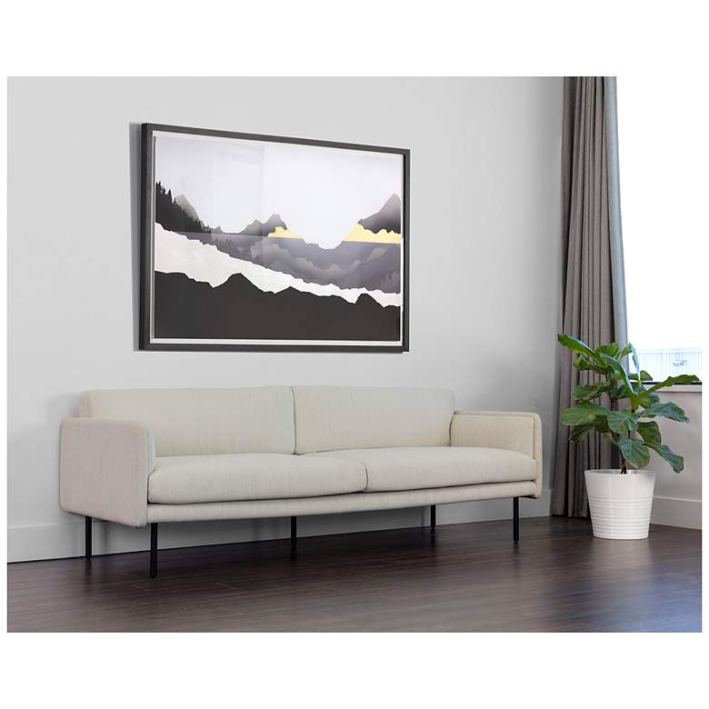 Image 3 Sunpan Luella Sofa Mina Ivory more views