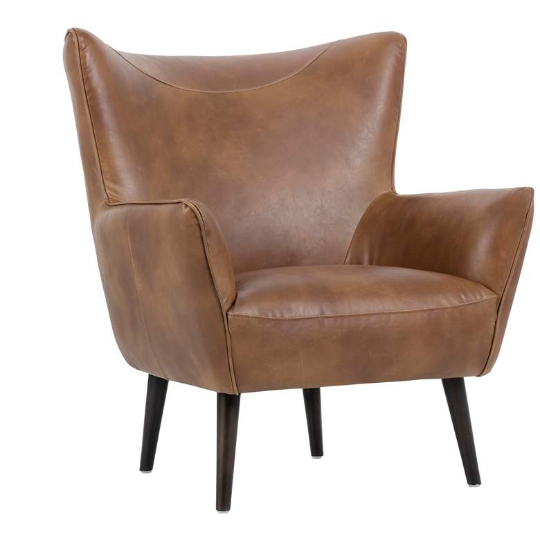 Image 2 Sunpan Luther Lounge Chair Tobacco Tan