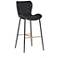 Sunpan Lyla Barstool Antique Black Set of 2