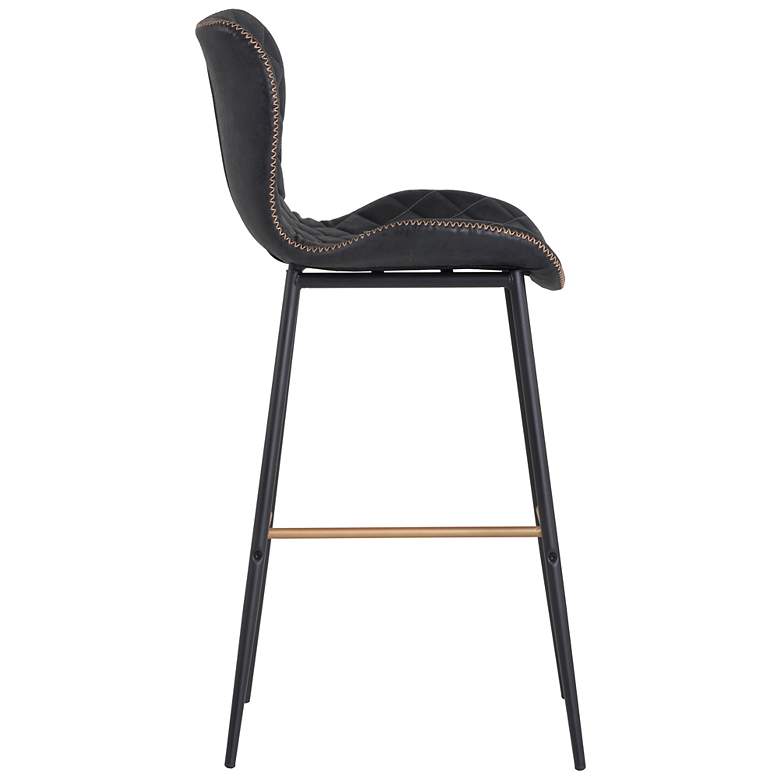 Image 2 Sunpan Lyla Barstool Antique Black Set of 2 more views