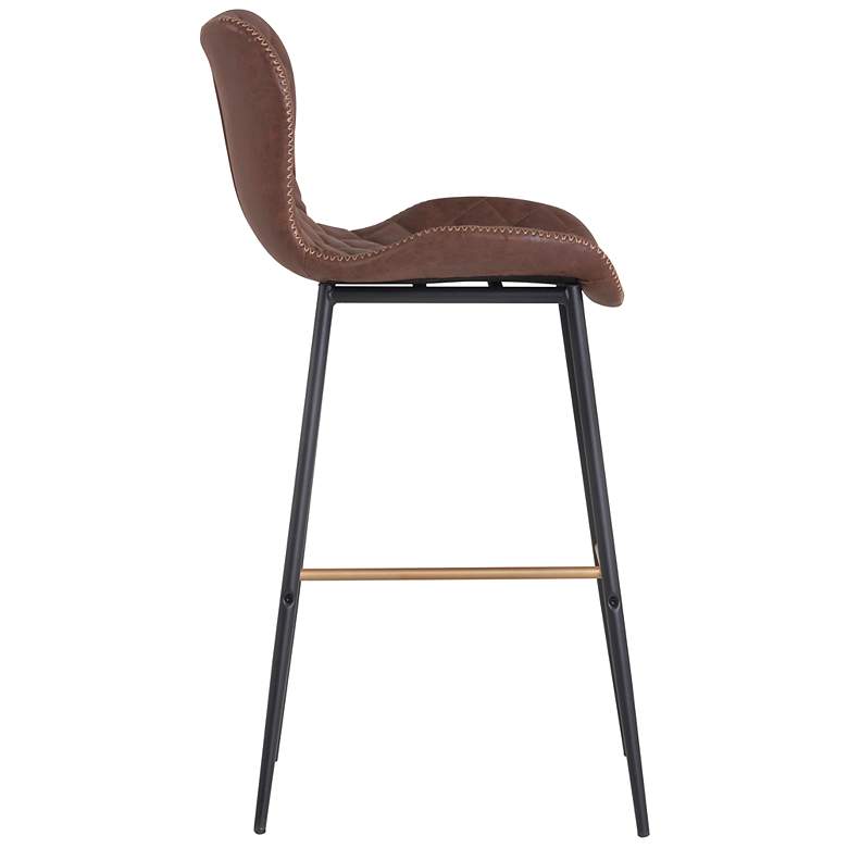 Image 2 Sunpan Lyla Barstool Antique Brown Set of 2 more views