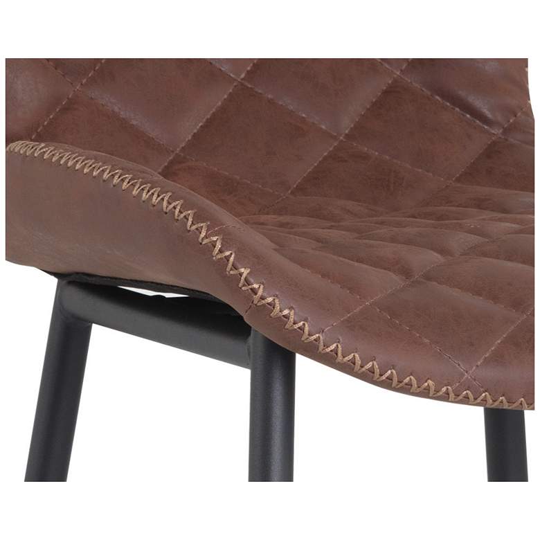 Image 4 Sunpan Lyla Barstool Antique Brown Set of 2 more views