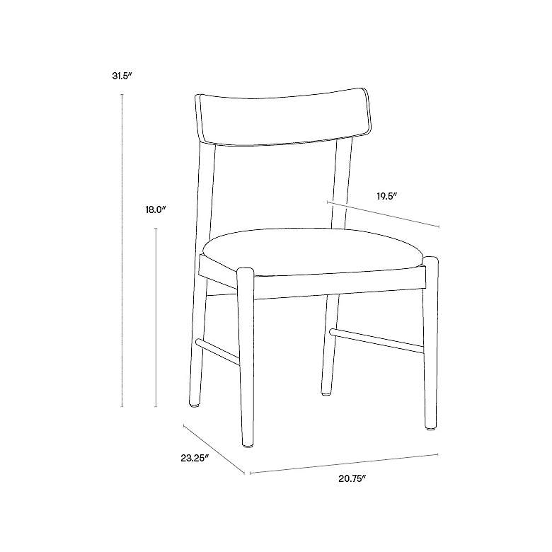 Image 7 Sunpan Madison Dining Chair Bravo Ash Set of 2 more views