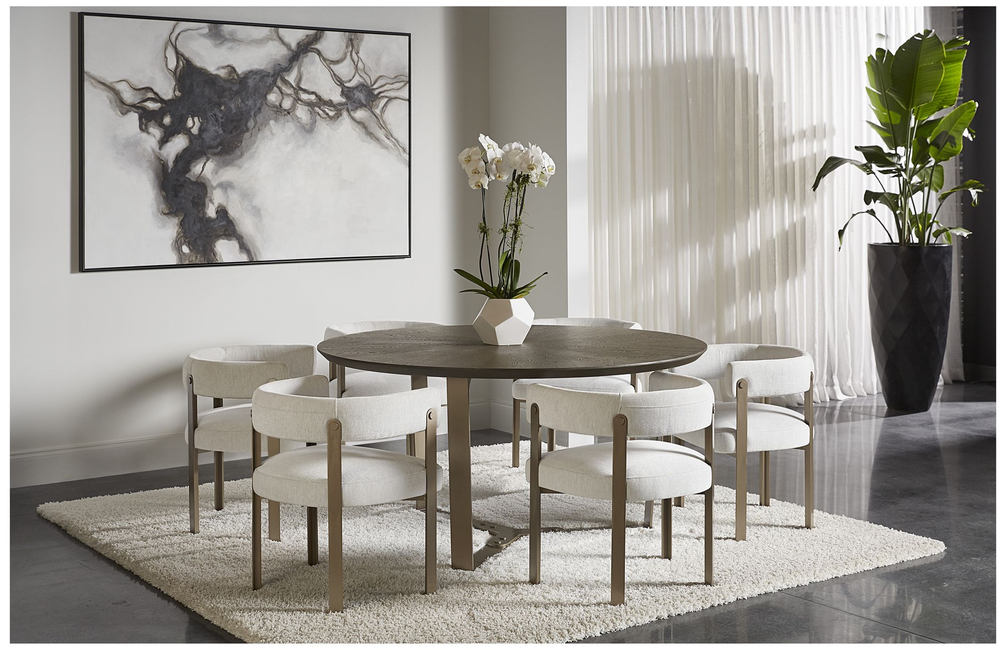 Sunpan Mae Dining Armchair Ernst Silverstone