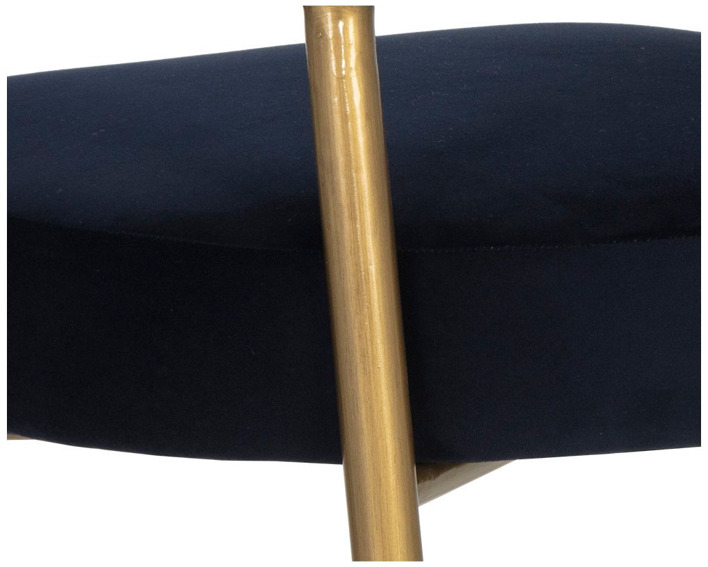 Sunpan Maestro Dining Armchair Abbington Navy