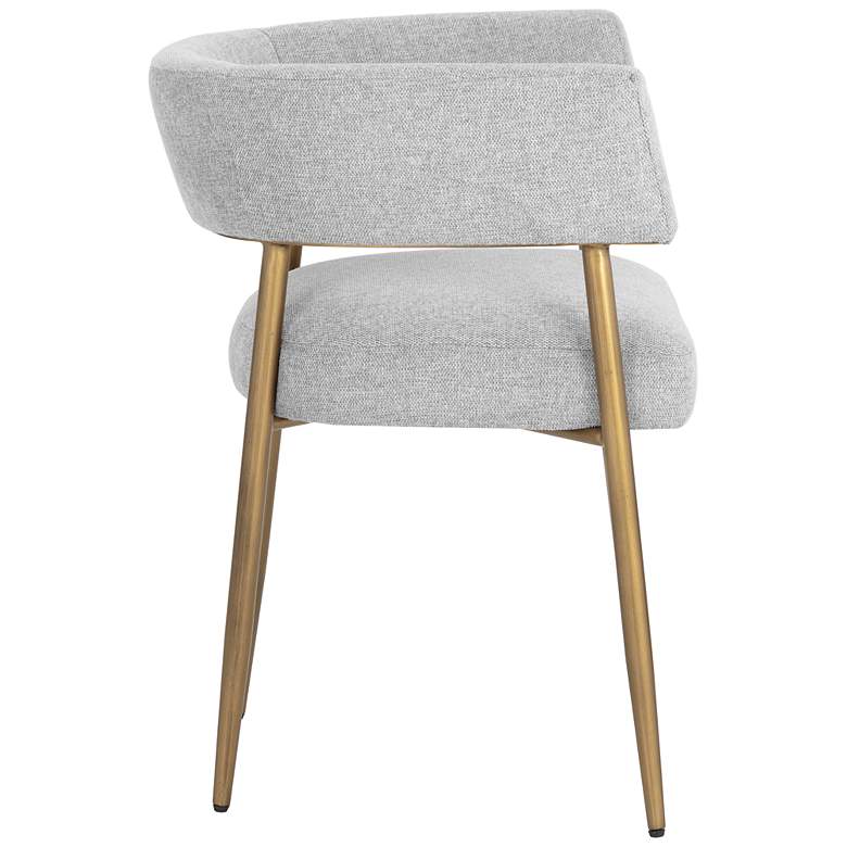 Image 4 Sunpan Maestro Dining Armchair Belfast Heather Gray more views