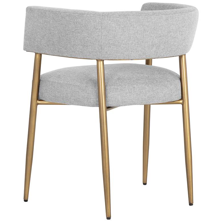 Image 5 Sunpan Maestro Dining Armchair Belfast Heather Gray more views