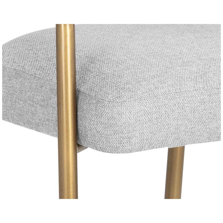 Image 6 Sunpan Maestro Dining Armchair Belfast Heather Gray more views