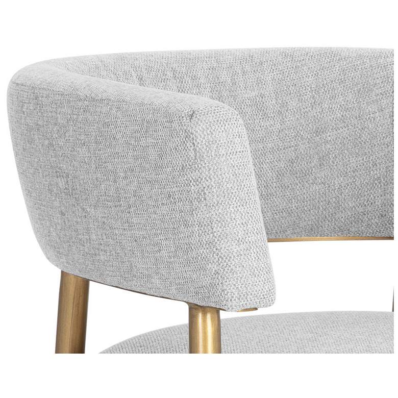 Image 7 Sunpan Maestro Dining Armchair Belfast Heather Gray more views