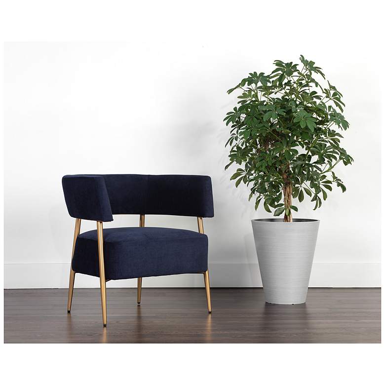 Image 1 Sunpan Maestro Lounge Chair Danny Navy