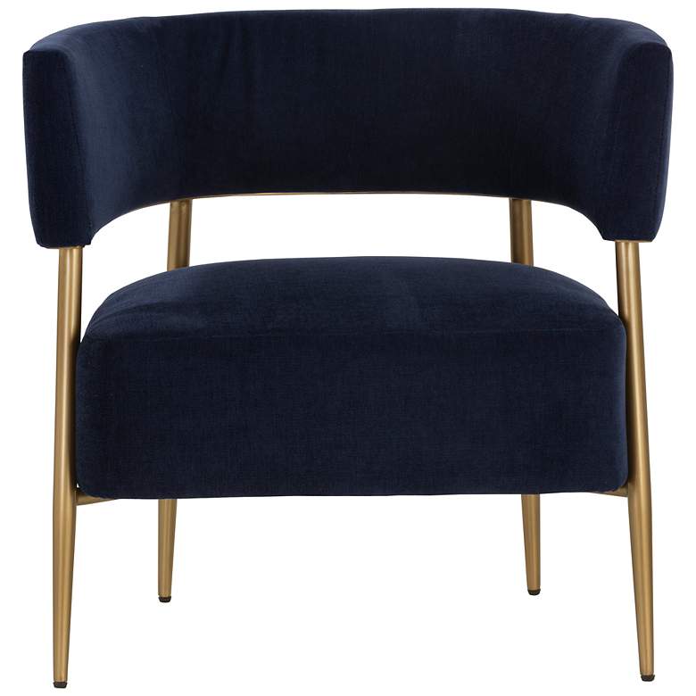 Image 3 Sunpan Maestro Lounge Chair Danny Navy more views