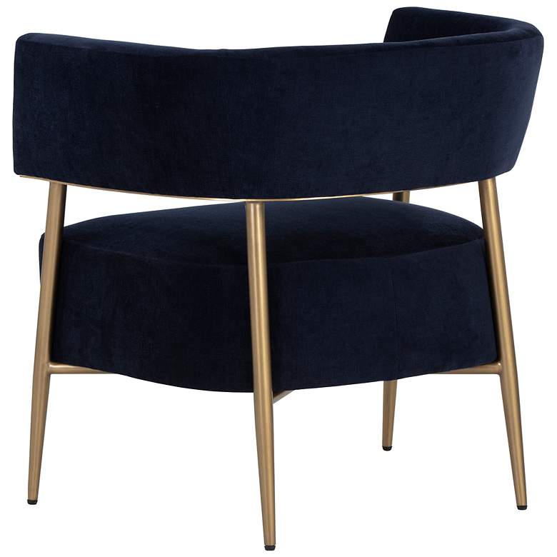 Image 5 Sunpan Maestro Lounge Chair Danny Navy more views