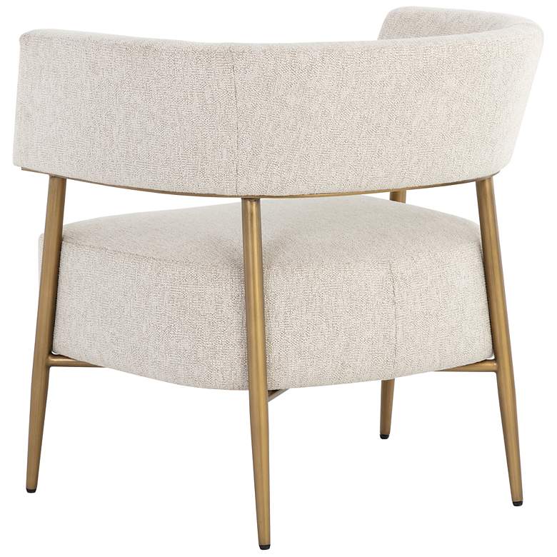 Image 5 Sunpan Maestro Lounge Chair Dove Cream more views