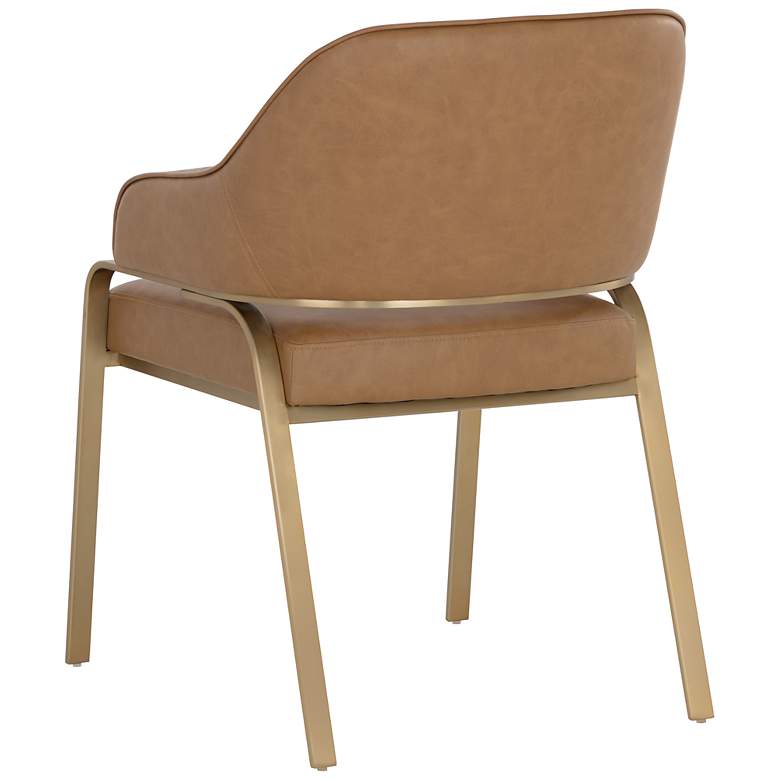 Image 5 Sunpan Malachi Dining Armchair Milliken Cognac more views