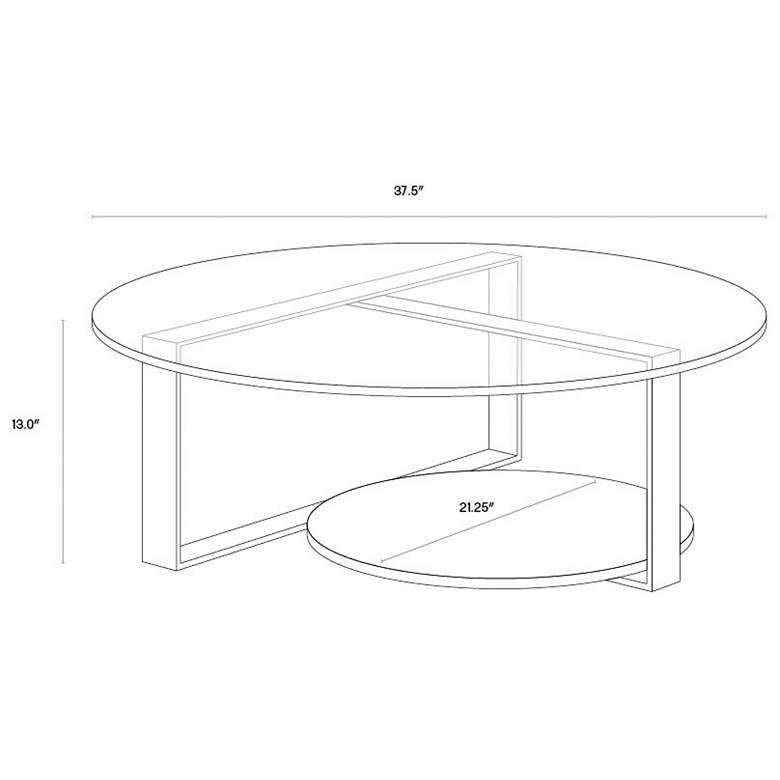 Image 7 Sunpan Maldini Coffee Table more views