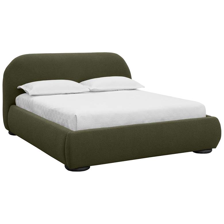 Image 1 Sunpan Marin Bed King Copenhagen Olive