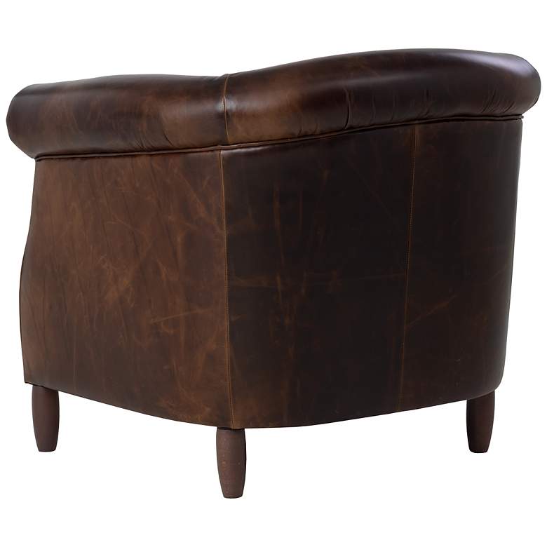 Image 4 Sunpan Marjorie Lounge Chair Chocolate Leather more views