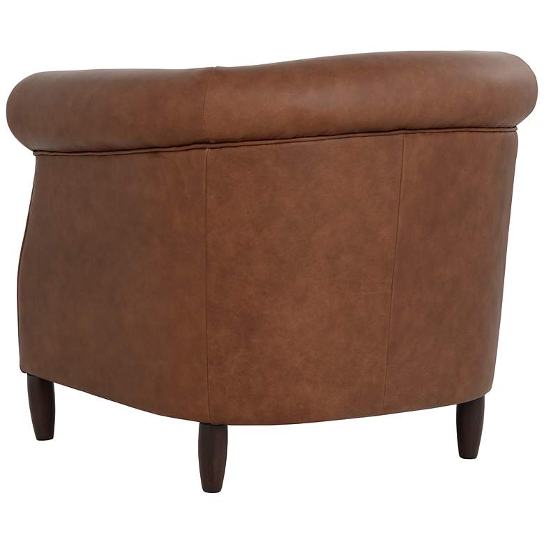 Image 4 Sunpan Marjorie Lounge Chair Cognac Leather more views