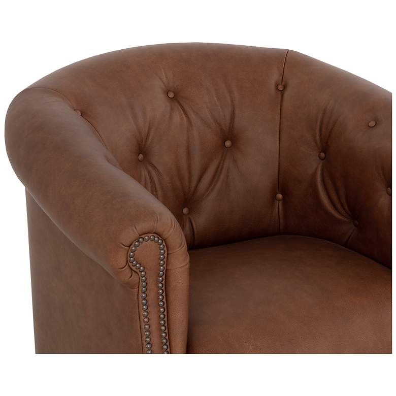 Image 5 Sunpan Marjorie Lounge Chair Cognac Leather more views