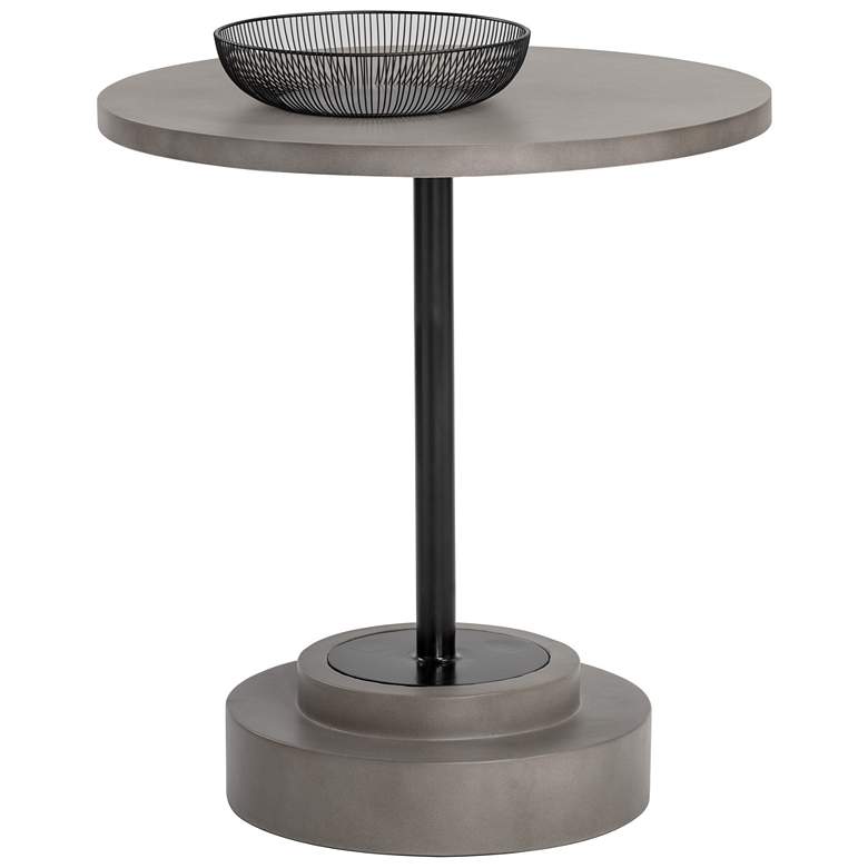 Image 1 Sunpan Marlowe Bistro Table Black Gray 27.5"