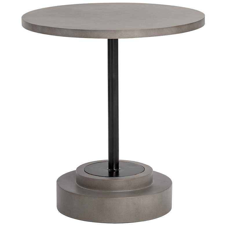 Image 2 Sunpan Marlowe Bistro Table Black Gray 27.5" more views