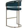 4_Sunpan Marris Barstool Gold Danny Teal more views