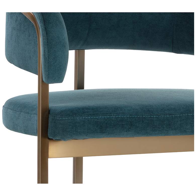 Image 5 Sunpan Marris Barstool Gold Danny Teal more views