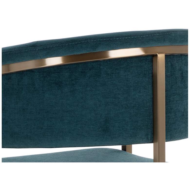 Image 7 Sunpan Marris Barstool Gold Danny Teal more views