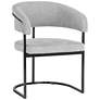 2_Sunpan Marris Dining Armchair Gunmetal Belfast Heather Gray