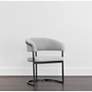 1_Sunpan Marris Dining Armchair Gunmetal Belfast Heather Gray