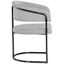 4_Sunpan Marris Dining Armchair Gunmetal Belfast Heather Gray more views