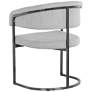 5_Sunpan Marris Dining Armchair Gunmetal Belfast Heather Gray more views